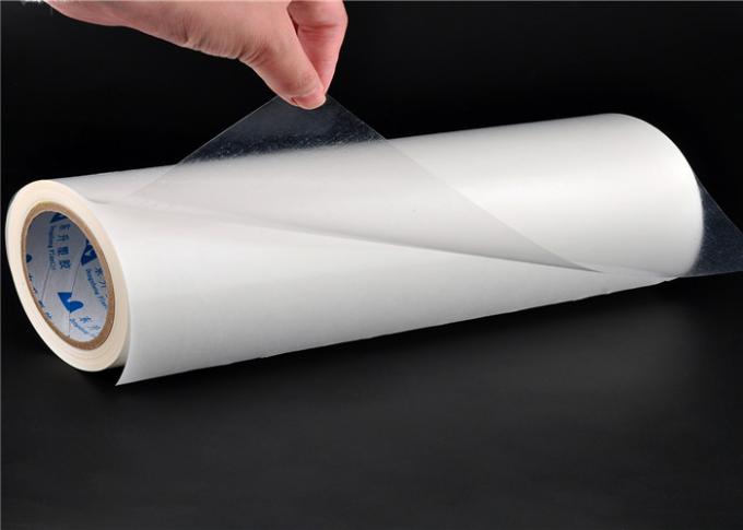 película caliente del pegamento del derretimiento del PA de 0.12m m, hojas adhesivas del derretimiento caliente de nylon termoplástico para la tela