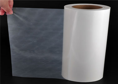 La materia textil plástica adhesiva del ABS de la temperatura 80-100℃ de la vinculación de la película del derretimiento caliente de Eva se aplicó